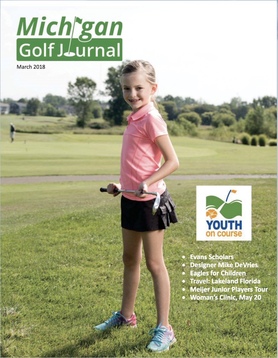 DetSportGoods's tweet photo. Michigan Golf Journal, March 2018 issue is a good read! Check out the Eagles for Children article on pages 16 - 17. https://t.co/u6KJKZbuiQ https://t.co/tb1FRcL9HM