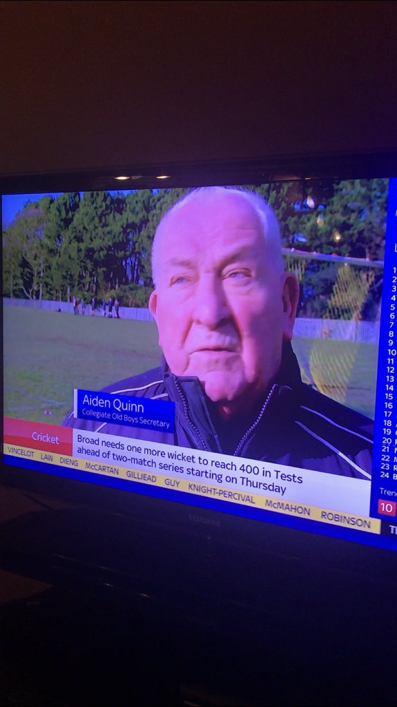 Good to see <a href="/CollegiateOldBo/">Collegiate Old Boys</a> and <a href="/KCC_OB/">KCC Old Boys</a> representing @livoldboys on Sky Sports News today with the ‘Respect’ campaign.

Aiden looking the part as well 👍