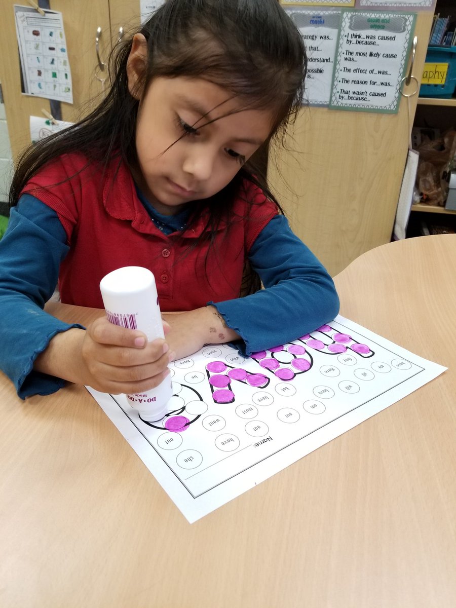 ESOLteacher5's tweet photo. In ESOL, we interact with our sight words in so many ways so that these tough words don't stump our fluency. We HAVE used this word so much! Songs, games, dotting, playdough, stickers, you name it! Best of all, we HAVE it mastered! #angeloakes #ESOLrocks #CCSDESOL https://t.co/1RgCi4qpld