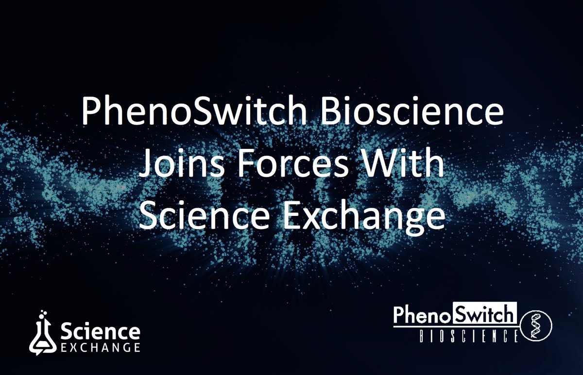 Science Exchange (@scienceexchange) on Twitter photo Excited to be chosen by <a href="/PhenoSwitch/">PhenoSwitch</a> Bioscience as their primary online gateway to their innovative LC-MS/MS proteomics technologies! Read bit.ly/2FW2WHC Excited to be chosen by <a href="/PhenoSwitch/">PhenoSwitch</a> Bioscience as their primary online gateway to their innovative LC-MS/MS proteomics technologies! Read bit.ly/2FW2WHC