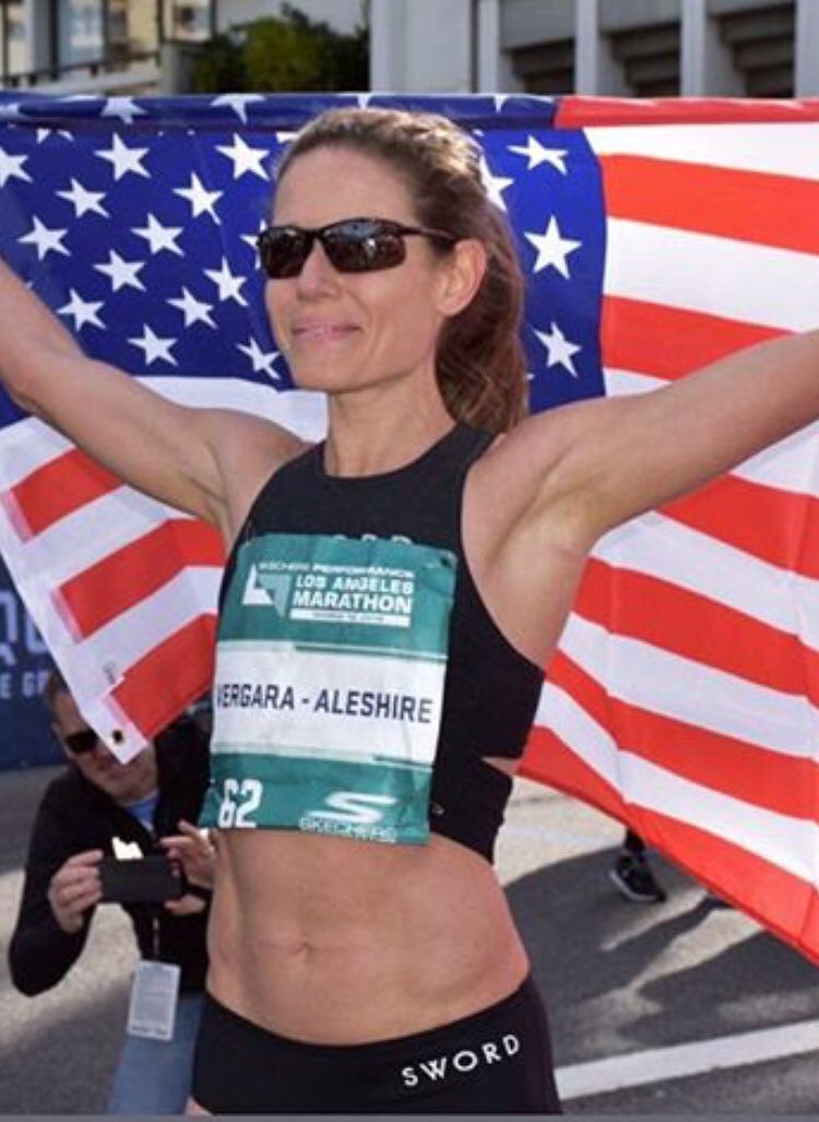 Way to go <a href="/veggierebel_rd/">Christina Vergara RD</a> !!  🇺🇸🇺🇸🗡🗡🏃🏻‍♀️🏃🏻‍♀️ <a href="/lamarathon/">Los Angeles Marathon</a> <a href="/drinksword/">Sword Performance</a>