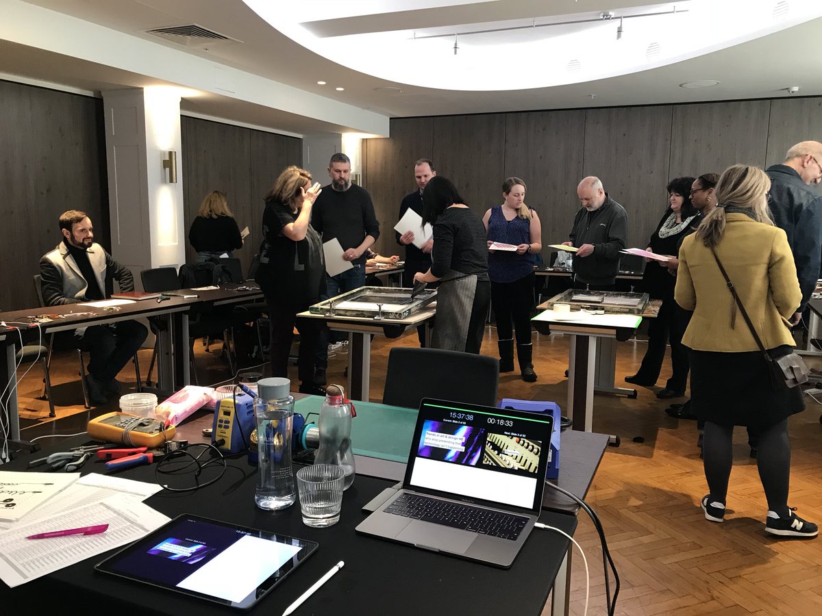 adamcorrie's tweet image. Delivered our workshop at the @LCCLondon staff conference today. A controversial introduction to Prototyping &amp;amp; Code! #ual #prototypinglab