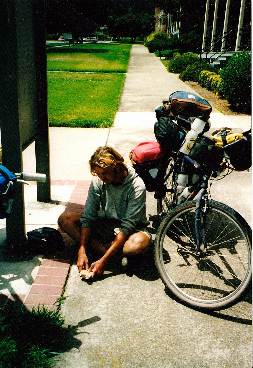 FToM's tweet image. Taken in San Francisco just after crossing the beautiful Golden Gate bridge and concluding my 1st bike trip after 55 days and 4,200 miles.