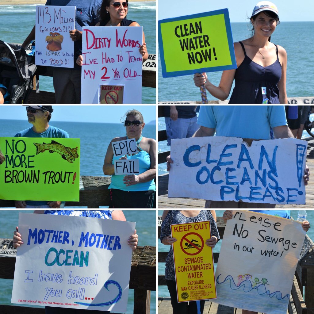 CBWNsurfriderSD's tweet photo. Come make a sign with us TOMORROW for the #marchforcleanh2o. Meet us at the IB Public Library from 3-4:30PM. We’ll have a few extra signs to decorate and lots of supplies, but feel free to bring your own poster board and some creative ideas 💙🌊 [📷:@CaysRealtyGroup] https://t.co/JfzziCvSX2