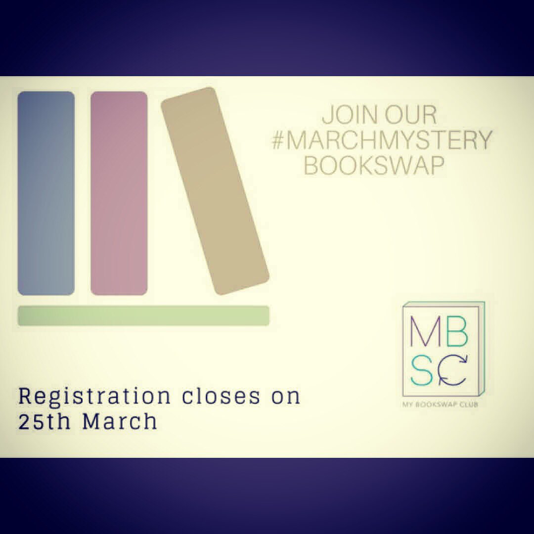 Do we really need motivation to join #MarchMystery BookSwap? Join us today #MondayMotivation details @ goo.gl/forms/k4UXE7jN…