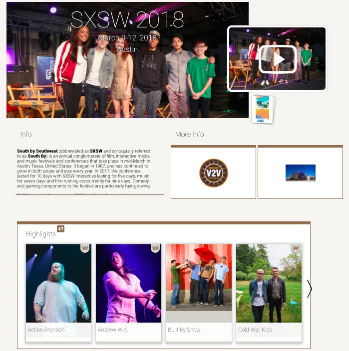 ExploreWeave's tweet photo. And that's a wrap! 

The 2018 @sxsw is complete and Weave has your favorite photos, videos, musicians and speakers from the event.

Click here to see the highlights: https://t.co/33AIcRFvc0 https://t.co/RfNHQe3bvO