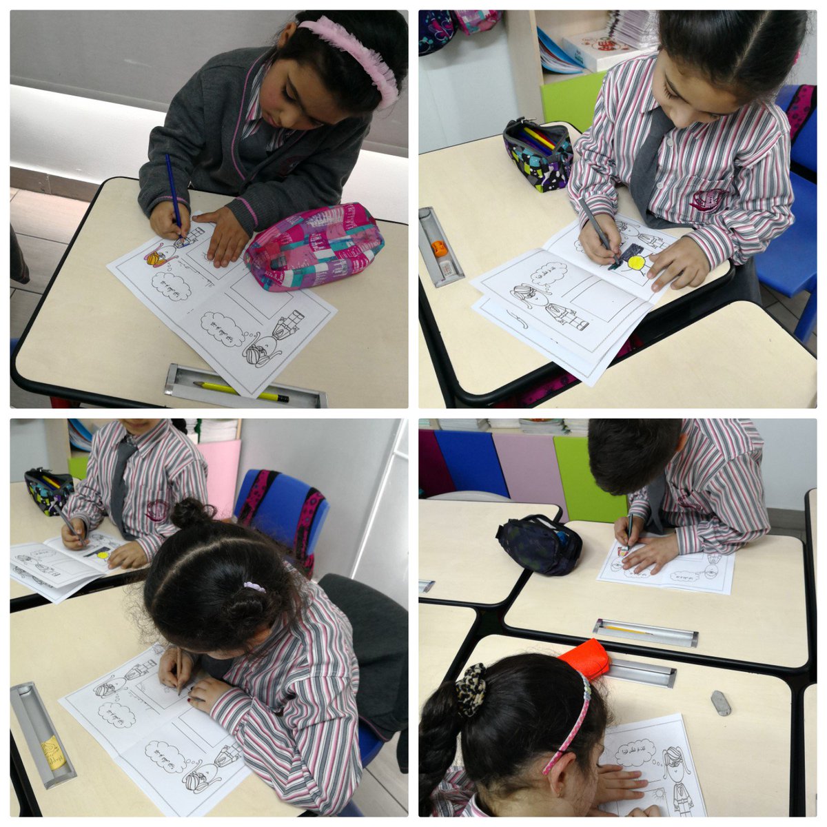 رصد لحالة الطقس على كتيب خاص من قبل متعلمو الأول بهدف ملاحظة تبدّل حالة الطقس بشكلٍ مستمر . 
<a href="/MakAishaSchool/">MakAishaSchool</a>