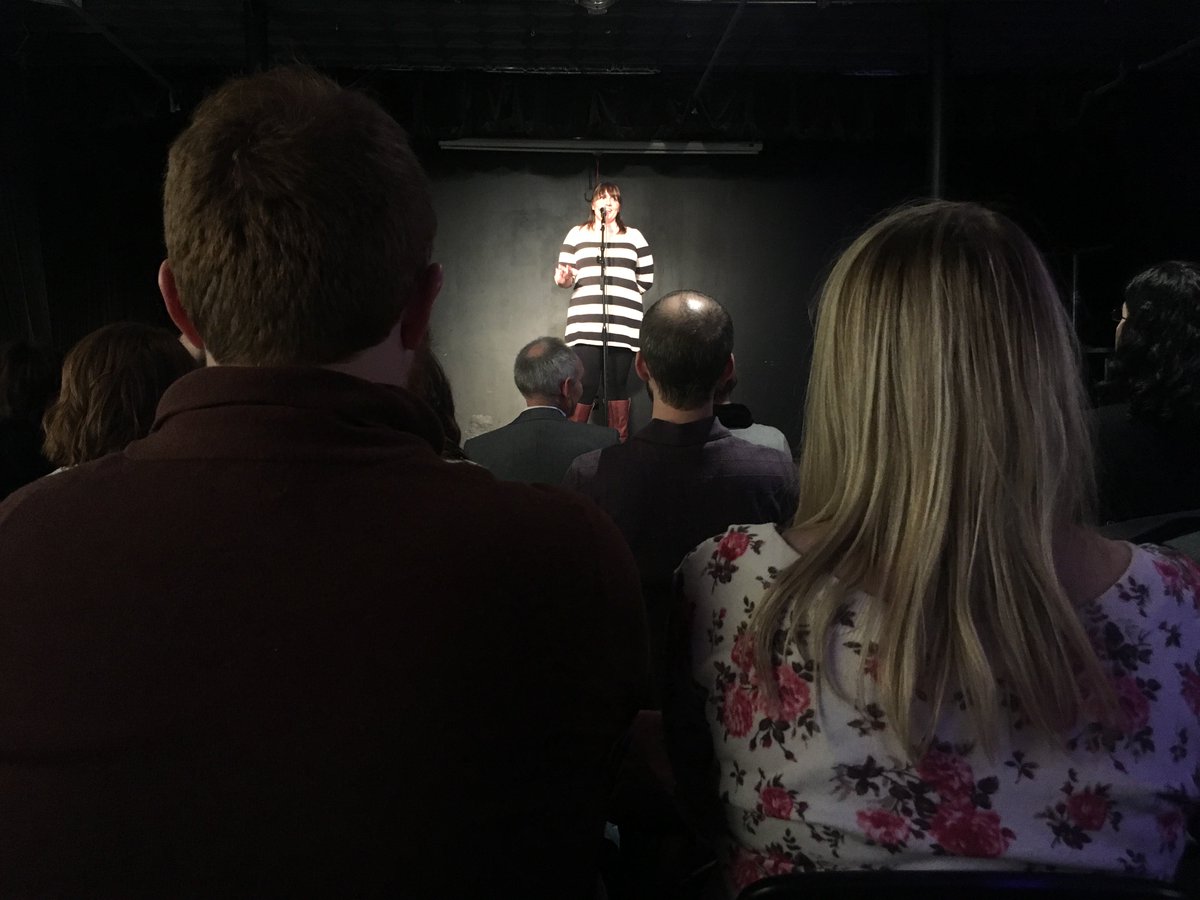 aimee_geewhiz's tweet photo. .@dlboebinger in the spotlight! She bravely told her personal story of studying neuroscience and dealing with her own brain for @story_collider during Rhode Island Brain Week. https://t.co/znuuGfiSF9