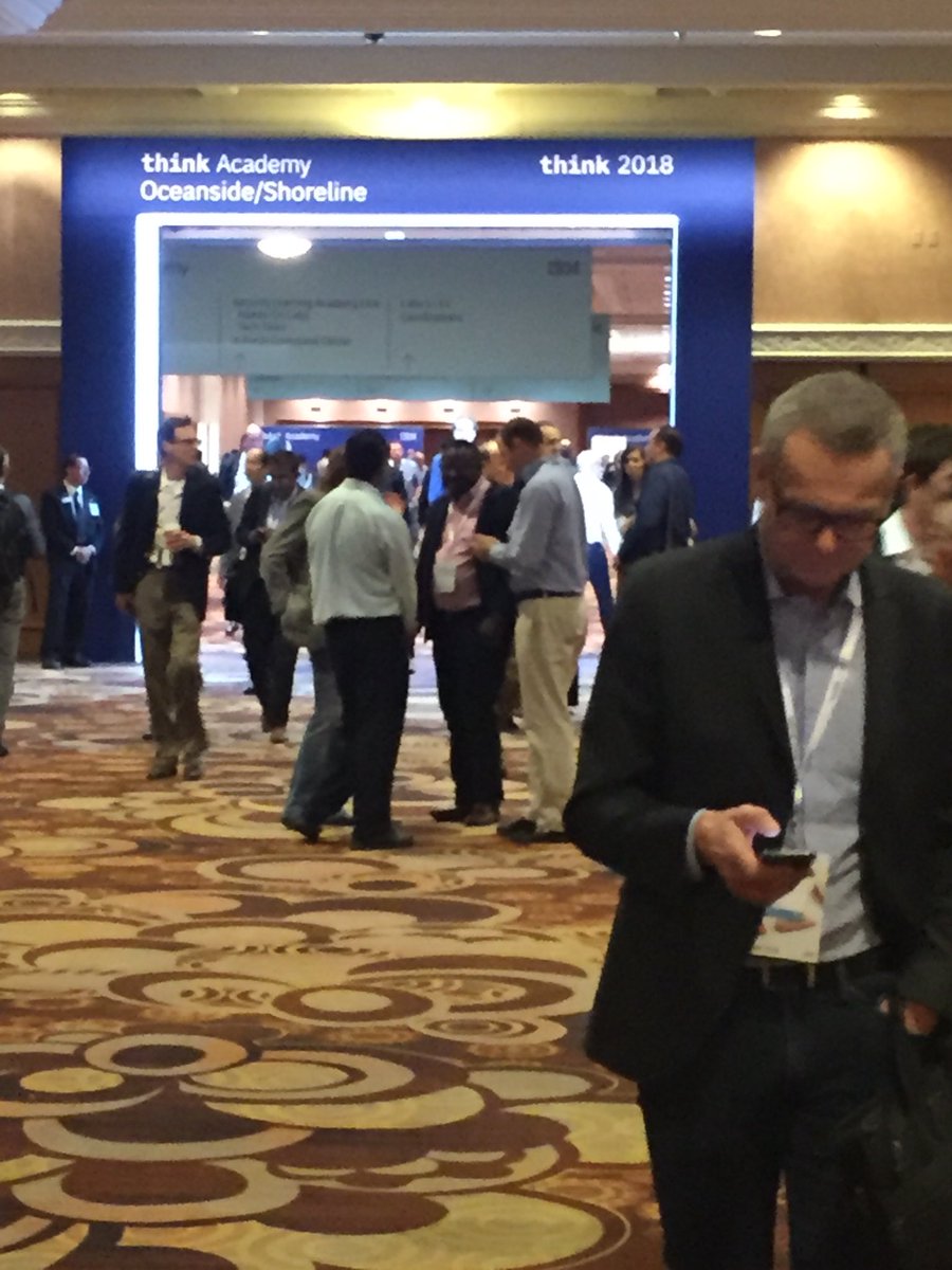 RobertsonScottH's tweet photo. Kicking off #IBMThink2018 in Vegas. Come learn more about #Cloud #AI and #Security. Our #USFederal team is out here also, so let’s talk about why/how #IBM is differentiating in #Government and how my team can create your #MultiCloudEcosystem for the future. https://t.co/nkYPaOB1Uh