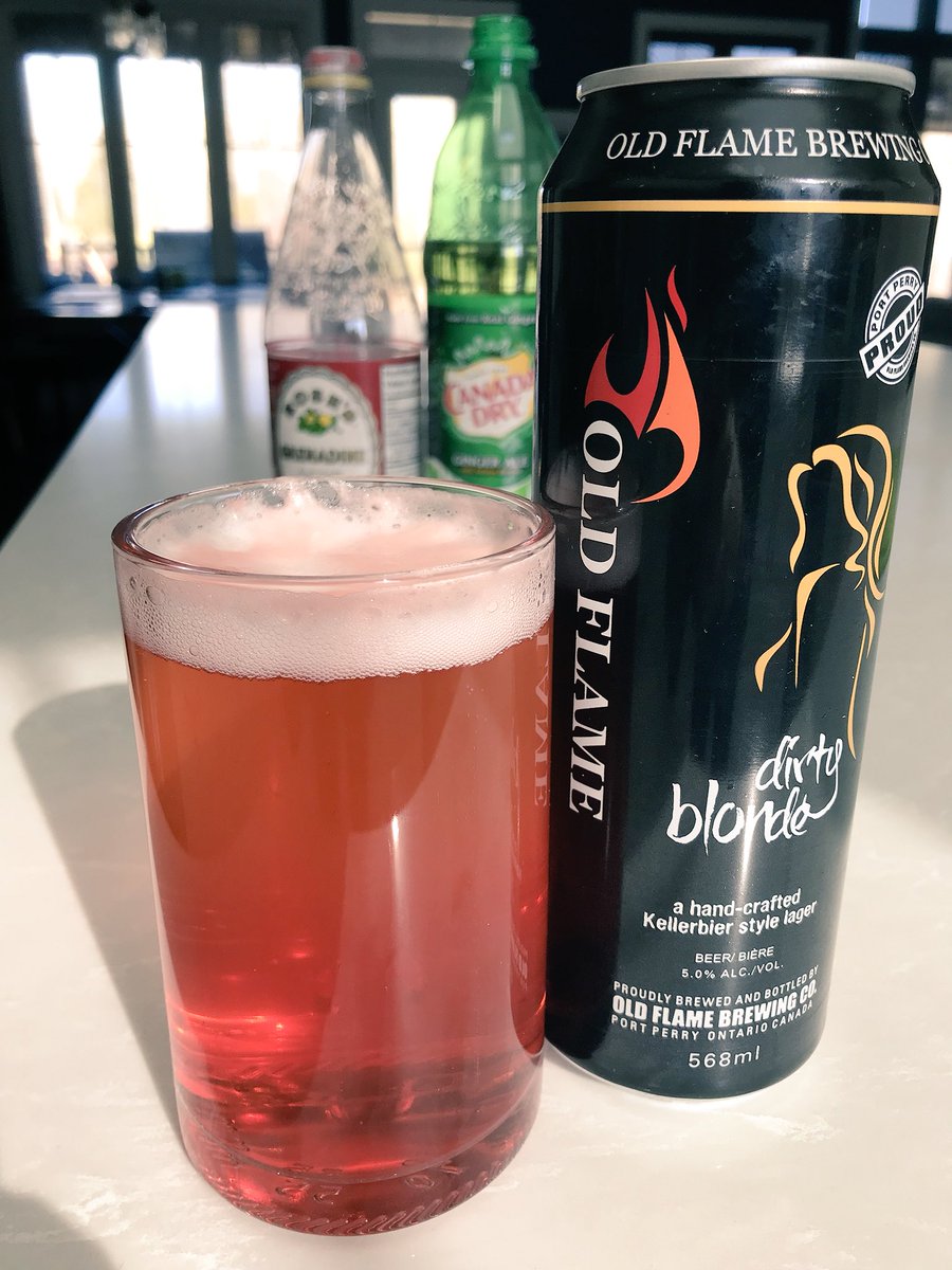 JLCwhat's tweet photo. A homemade dirty diva to ring in spring tomorrow! ☀️ C’mon patio weather! @OldFlameBrewery @kevgreenwood https://t.co/sAXd3vQvD4