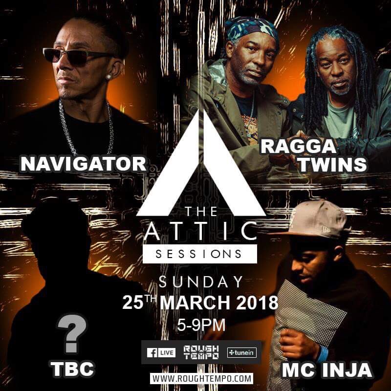 RoughTempo's tweet image. This coming Sunday, it’s a very special live stream from Rough Tempos Attic Sessions with an amazing lineup! Do not miss it!! 5pm-9pm (Please Retweet) #rtdnb #atticsessions