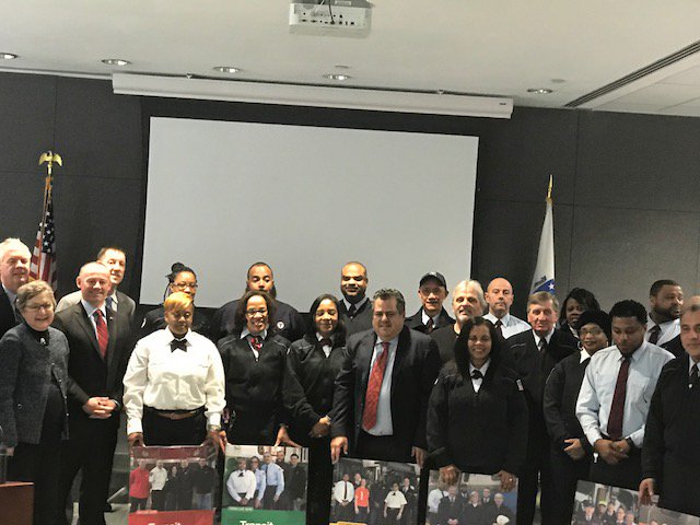 carmensunion589's tweet photo. We know how hard our members work every day, great to see @MBTA management recognize their hard work at today’s FMCB meeting. Congratulations to everyone who was honored, and a big thank you to all of our members who work so hard to keep Massachusetts moving. #MBTA #589Pride https://t.co/RXIuL4pXmz
