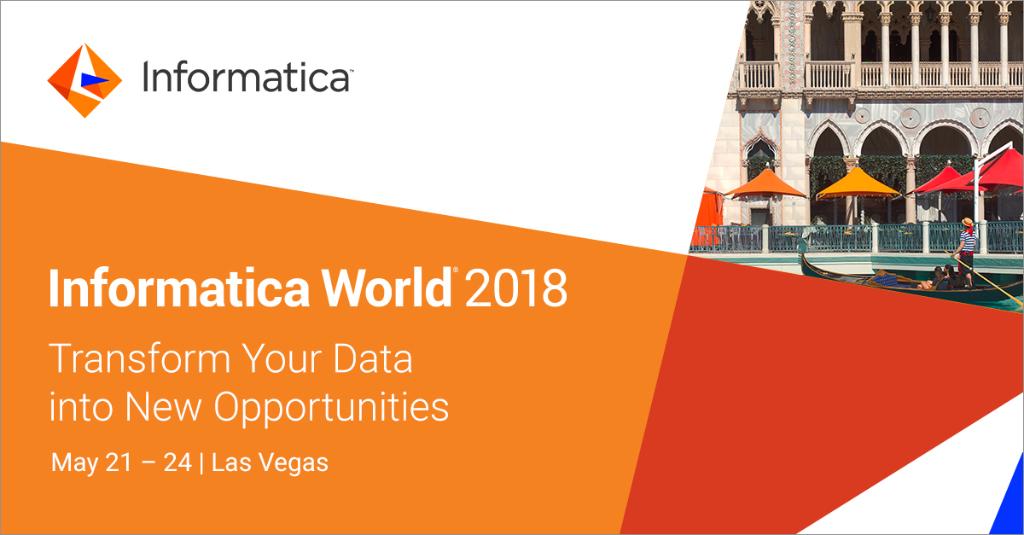 Informatica's tweet photo. At #INFA18, you’ll connect with industry leaders, experts, and professionals who understand what’s at stake—and can empower you to drive intelligent disruption in your industry.

Use code SOCIAL for $100 off a Full Conference Pass! Learn more: https://t.co/hpN3qsAZHQ https://t.co/IDWUK02ogg
