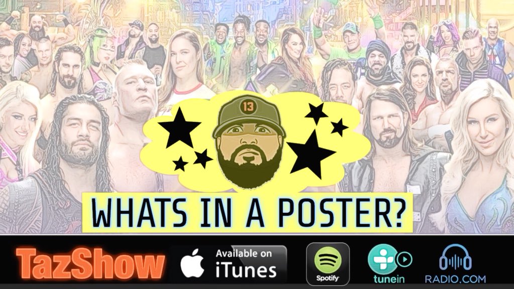 BAD NEWS:
NO LIVE #TheTazShow tomorrow

NOT SO BAD NEWS:
FRESH #TheTazShow drops in 30min!