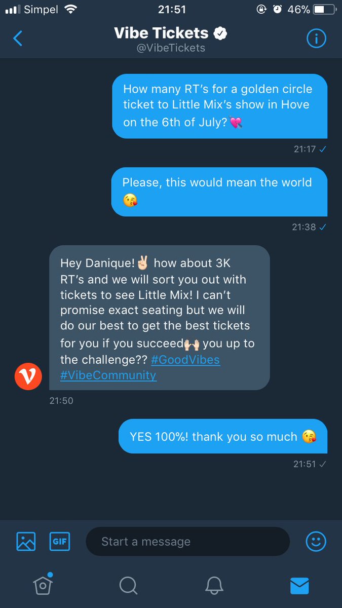 leighsdutchie's tweet photo. GUYS PLEASE RETWEET THIS?!!! I COULD WIN TICKETS TO SEE THE GIRLS IN HOVE ❤️❤️❤️❤️❤️ THIS WOULD MEAN SO MUCH @VibeTickets #GoodVibes #VibeCommunity https://t.co/Pu0A5AyJsZ