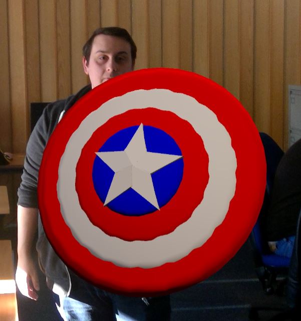 aford78's tweet photo. Love having my #surfacepro4 in class great to let the students in my 3D Modelling class have some mixed reality fun with their creations and yes today was #Marvel day #CaptianAmericasShield #SurfaceEd #MIEExpert @MSFTScotland @microsofteduk https://t.co/AI5Z1jgMoA