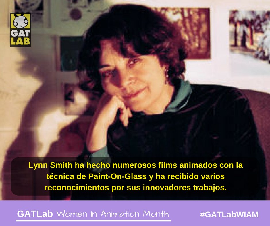 GatLabAnimation's tweet image. Lynn es una animadora y guionista independiente que ha hecho distintos cortos animados usando en su mayoría la técnica de Paint-On-Glass. Una mujer que merece reconocimiento.
#GATLabWIAM #animation #WomenInAnimation