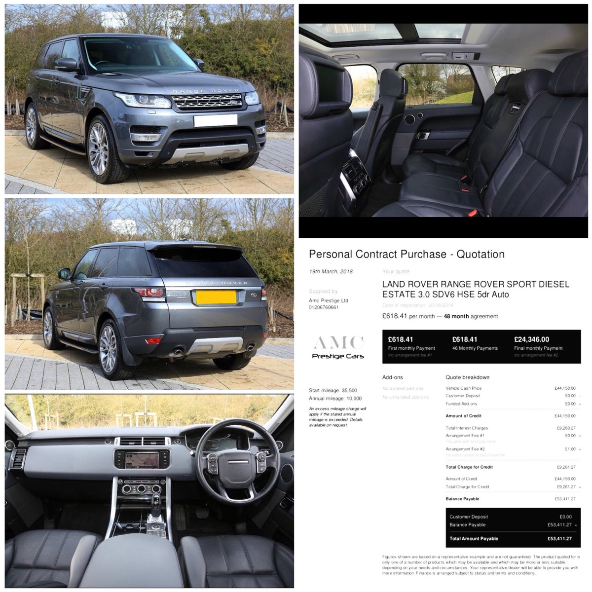 amc_cars_joe's tweet photo. RR Sport SDV6 HSE
Auto / Diesel
64 Plate / 35500 Miles
Sat Nav, Pan Roof, Rear Entertainment😍
Option of blacking alloys⚫️
Prices On Ad👇🏻
#bestdeals #cardeals #carshopping #carspotting #carporn #luxury #luxurylife #carsofinstagran #cargram #amcprestigecars #lifestyle https://t.co/vAnuTldHHW
