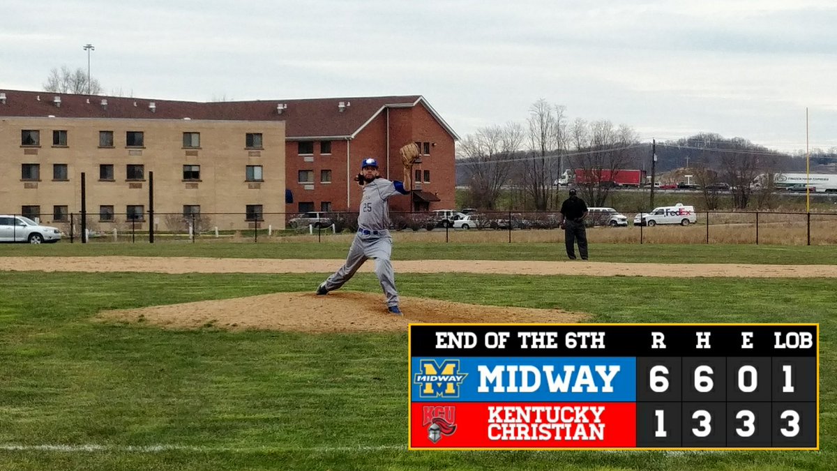 THREE PITCHES = THREE OUTS FOR JOHNSON IN THE 6TH! Eagles still lead 6-1 headed to the 7th! #WTD