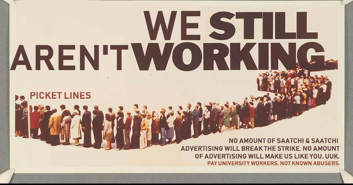 mdbergfeld's tweet photo. This is great. Adbusting Saatchi &amp; Saatchi #ucustrike #USSstrike #UUK https://t.co/RfzgvbRvUH