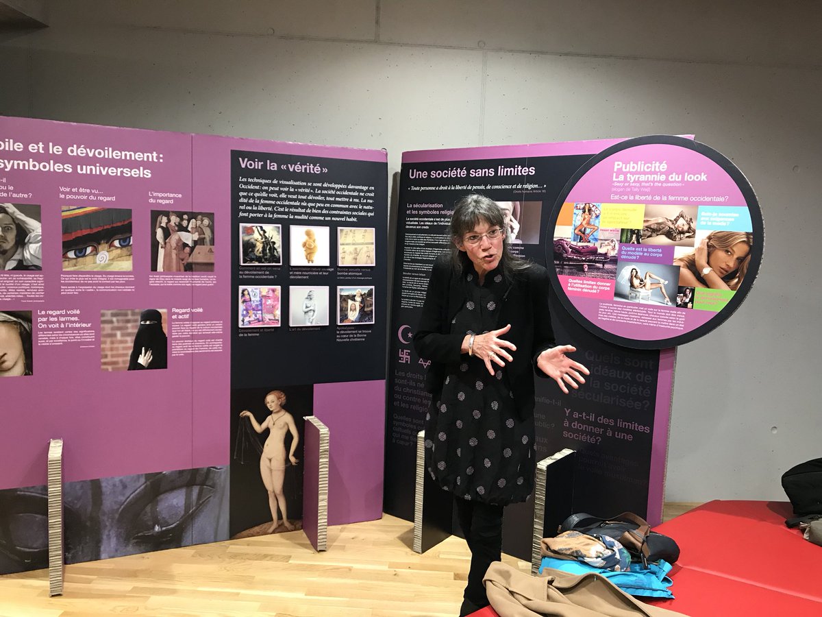 nathbarthoulot's tweet photo. Semaine d’action contre le racisme avec ce soir, vernissage de l’exposition « Voile et dévoilement » d’#ElisabethReichen au Campus #StrateJ à voir jusqu’au 6 mai et table ronde en présence notamment de @MBG1950 et #MagaliJenny, deux oratrices des plus intéressantes ! https://t.co/HF7KFGIDYy