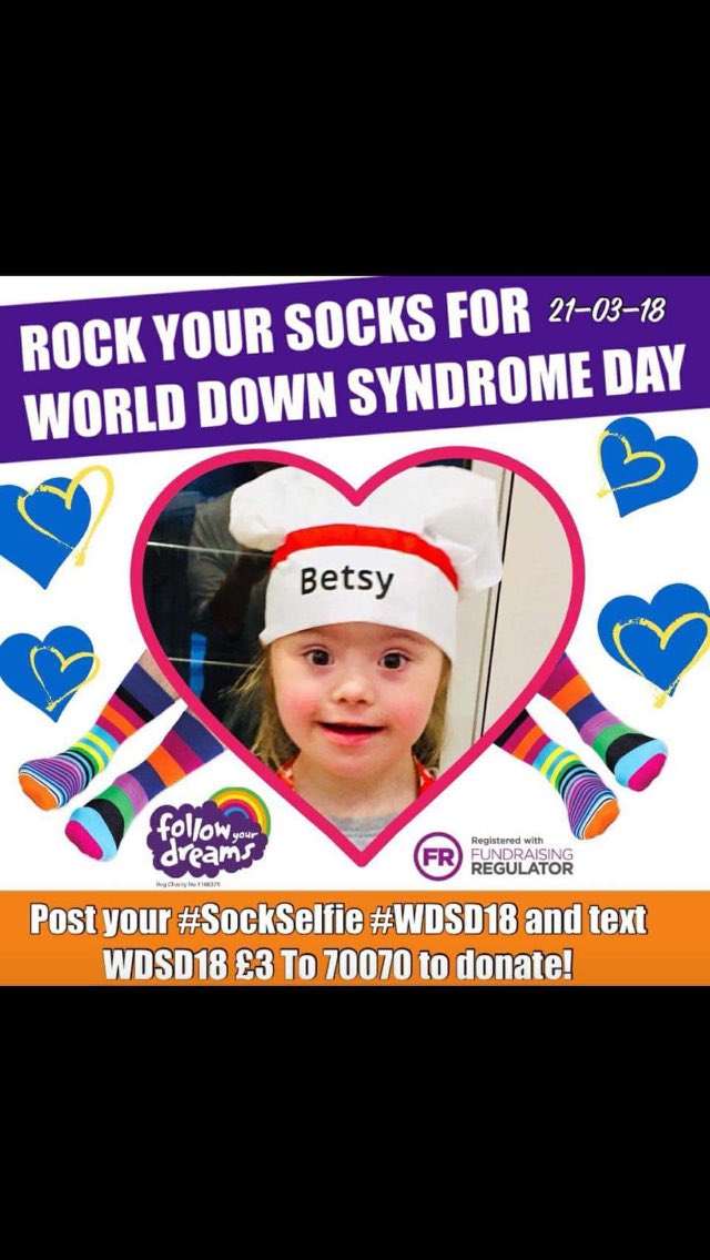 WYP_KDCSEHub's tweet photo. Odd socks for a great cause. I'm looking forward to #sockselfies on Wednesday #WDSD2018 https://t.co/HTW5o082Z7