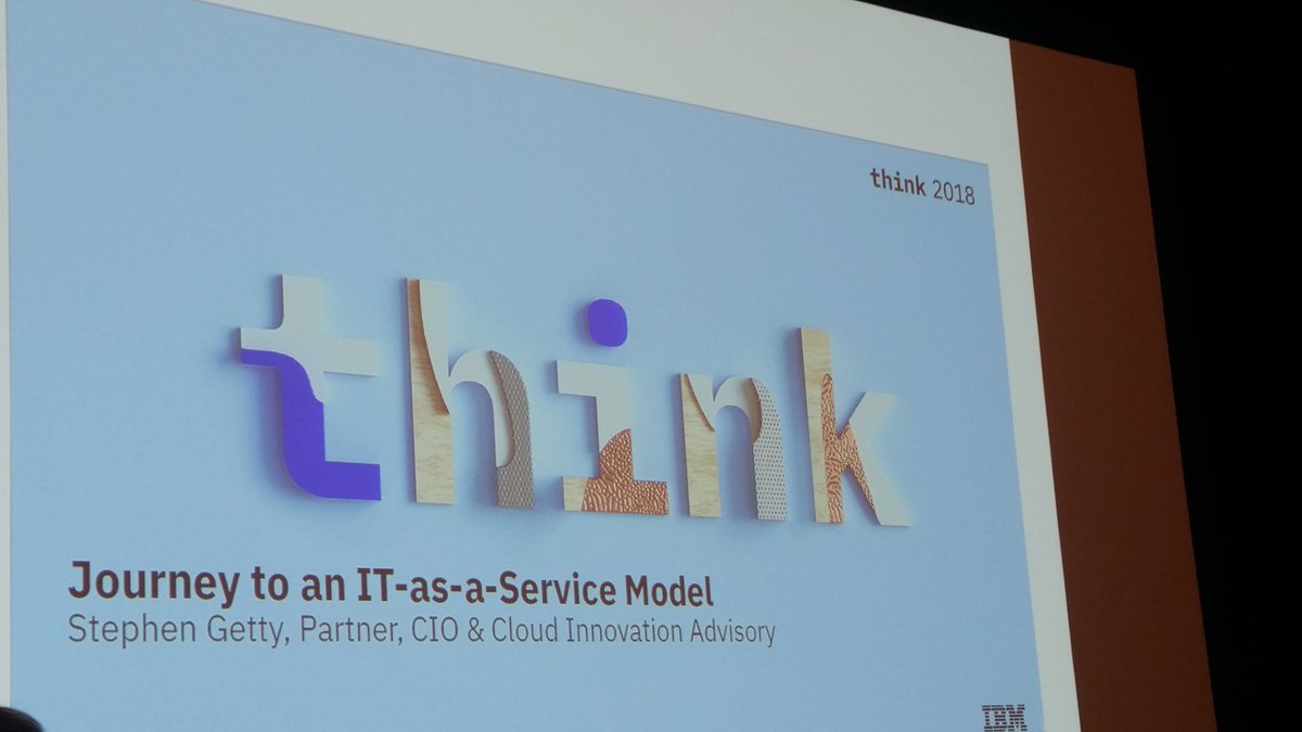 Getting ready for a great session on ITaaS and hybrid Cloud. We've got a few seats left in Lagoon F #IBMServices #think2018