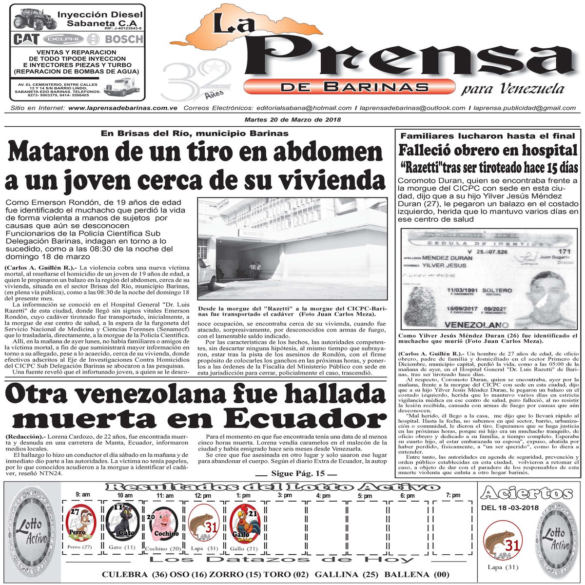 La Prensa de Barinas (@laprensabarinas) on Twitter photo 