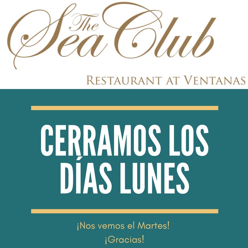 theseaclubcabo's tweet photo. Cerramos los días Lunes, ¡Pero nos vemos el Martes! ¡Gracias por su comprensión! / We are closed on Mondays, but we'll see you on Tuesday! Thank you for understanding! https://t.co/URd30QCm5S
