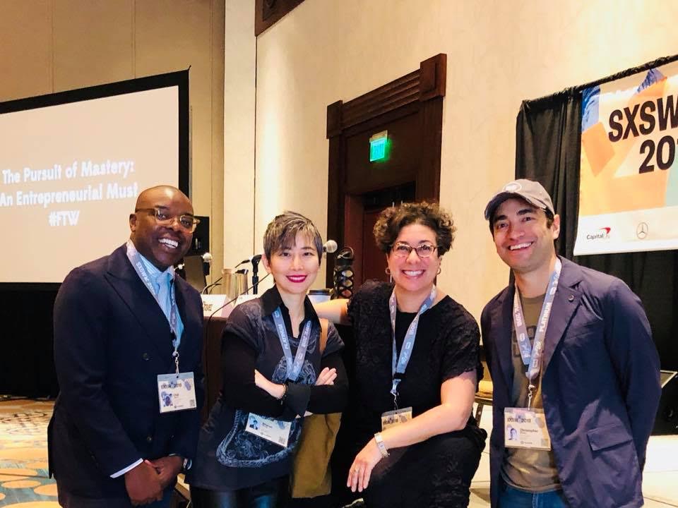 weareblkshp's tweet photo. BLK SHP @kazbrecher and @mr_tumnus spoke on a brilliant #SXSW panel about how entrepreneurs can focus on mastery to lead to lasting impact. Listen here: https://t.co/vqDMGlSJh1 https://t.co/Opgbp0uh9j