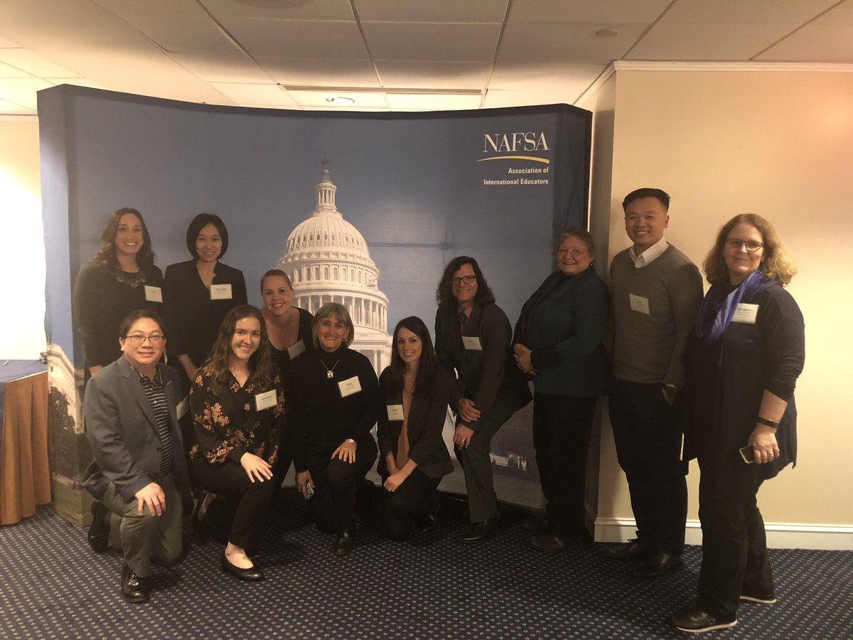 dwick161's tweet photo. The California delegation is ready to take our international education issues to Congress. #nafsaAd https://t.co/jwxsjdUjqq