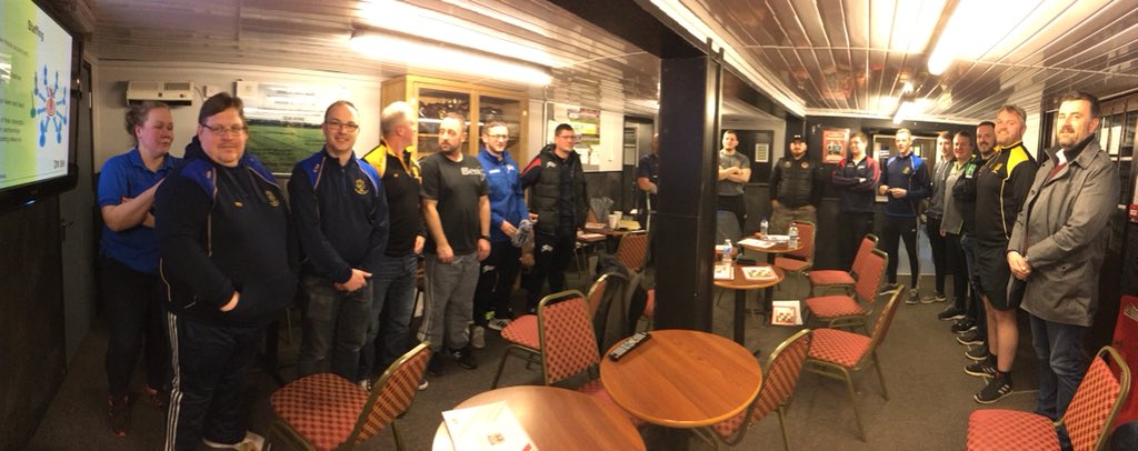 WiganWarriorsCF's tweet photo. Big thanks to @DougOwen10 for tonight’s Coach Education session ... good enthusiastic room and lots of sharing of ideas! https://t.co/2Qhl10rFn6