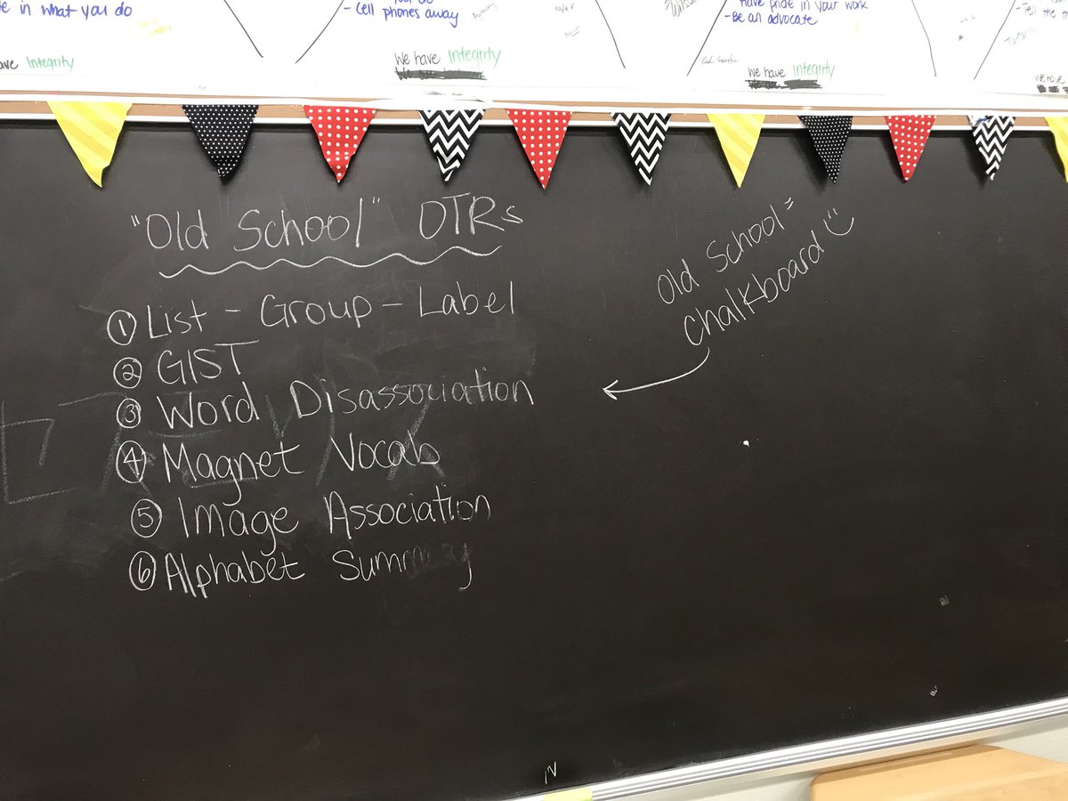 Going “old school” with a chalkboard for some non-digital OTRs at the #pbis4vb Ed Camp today! ❤️ being able to bring everyone together as a campus! @MrsGilchristVB @MsRPatricio @MissCoates_PBIS @grcollegiate @GRHS_Stallions