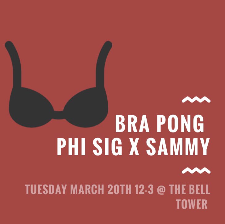 PhiSigTemple's tweet photo. Come support us 12-3 @ the Bell Tower tomorrow with @SammyTempleU Proceeds go towards the National Breast Cancer Foundation! https://t.co/hJXl7yagZh