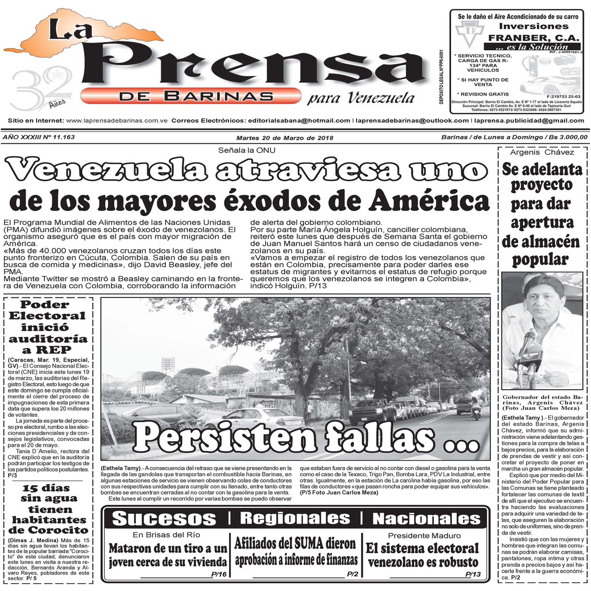 La Prensa de Barinas (@laprensabarinas) on Twitter photo 