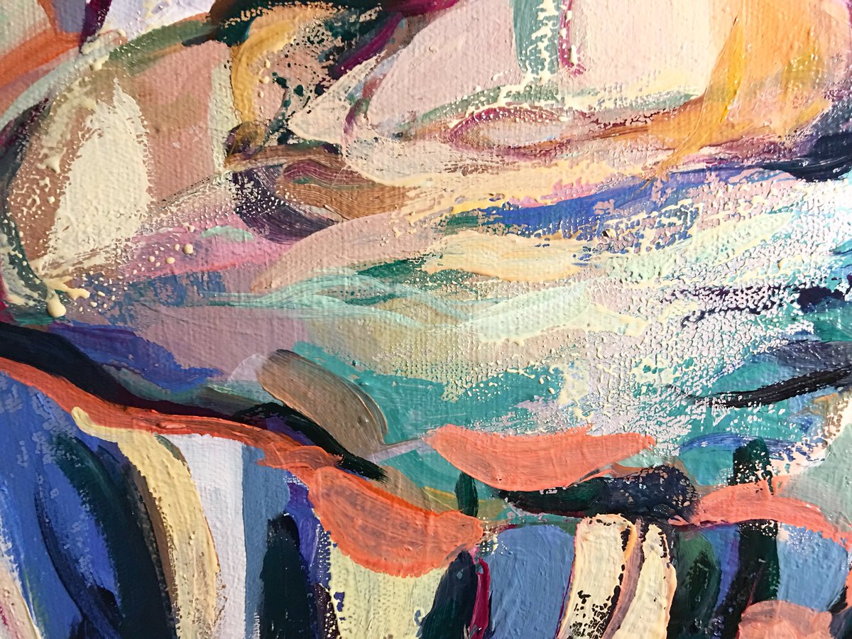 cornhoshukmei's tweet photo. Soakπ¦π‘π π| Work in progress : Night Swims: no.6 Water Lily .
.
.
.
.
.
#londonartist #figurepainting #oiloncanvas #oilpainting #studio #artiststudio #project #nightswim #painting #art #artist #painter #workinprogress #cornhoart #abstract #contemporaryart #portraiture #fineart https://t.co/qMaSRl3ltI
