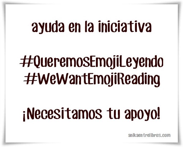 anikalibros's tweet photo. ¿Por qué puñetas no hay un icono de alguien leyendo? 😕
Amantes de los #libros Hagamos campaña 
#QueremosEmojiLeyendo 
#WeWantEmojiReading 😜
👩🏾+📖 &amp; 🧔🏾+ 📖
¡Sin tu ayuda no será posible! https://t.co/od1uOLoESb