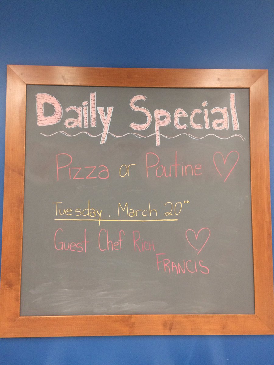 ShannonFayant's tweet photo. Check out our daily special for Tuesday! @scottcollegiate @gwichintribal #superexcited #TopChef #Indigenouscuisine #Indigenousrolemodel #foodsovereignty https://t.co/fkYDQI0K3q