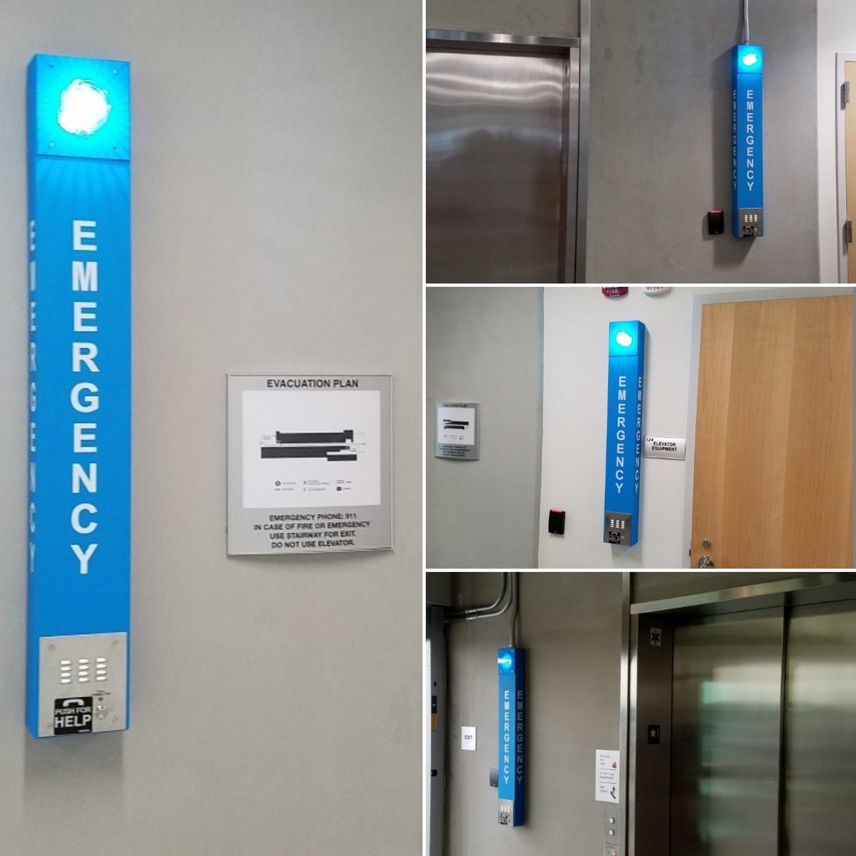 VikingElectron's tweet photo. #Viking products have been spotted in the field! These units are E-1600A-BLTIPEWP tower phones special ordered in blue and located in #California. Check out the look and details of our stocked versions at https://t.co/h1d05v1Nfm #VikingElectronicsRocks #Campus #Security #VoIP https://t.co/B7LiuFFpgp