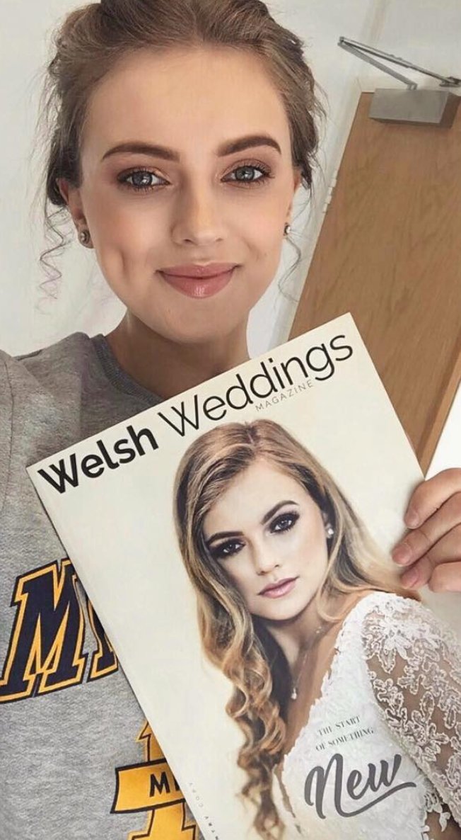 It's MODEL MONDAY and today we're super proud of Miss Gabriella Jukes who is on the front cover of Welsh Weddings! So impressed how far this one has come!
Pic taken from @BNTMGabriella's #instagram account. #BNTM