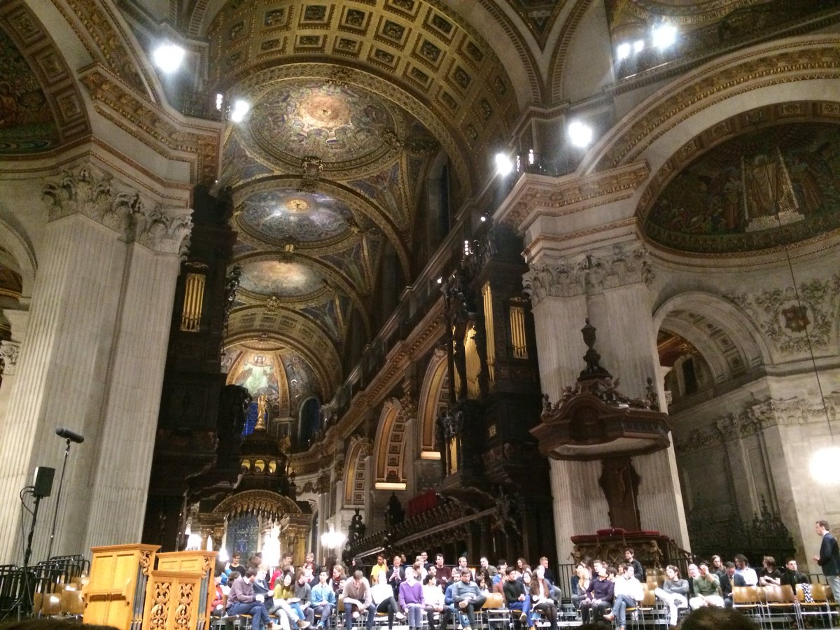JonHardingRP's tweet photo. โWe learn to love humanity not in general, but through its particular expressionsโ - interesting debate on the common good led by Michael Sandel @StPaulsLondon #CommonGoodValues https://t.co/bM5LOmNIHI