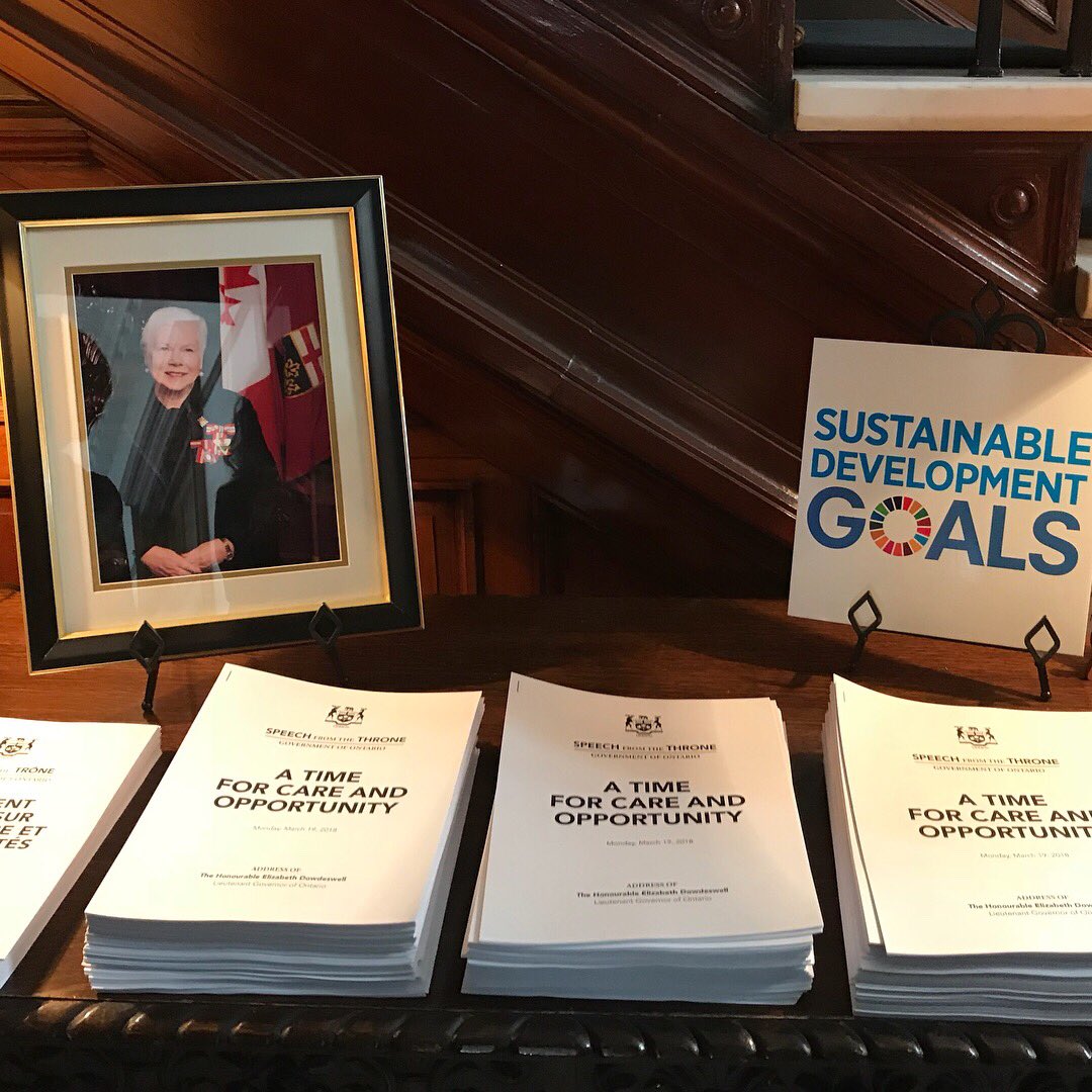 shaunalevy's tweet photo. Real treat to have attended @LGLizDowdeswell ‘s Throne Speech: Care & Community .. & excited by Her Honour’s commitment to #UNDP ‘s #SustainableDevelopmentGoals #changetheworldbydesign #editdx @apottsmpp https://t.co/ELaO1pdtsd