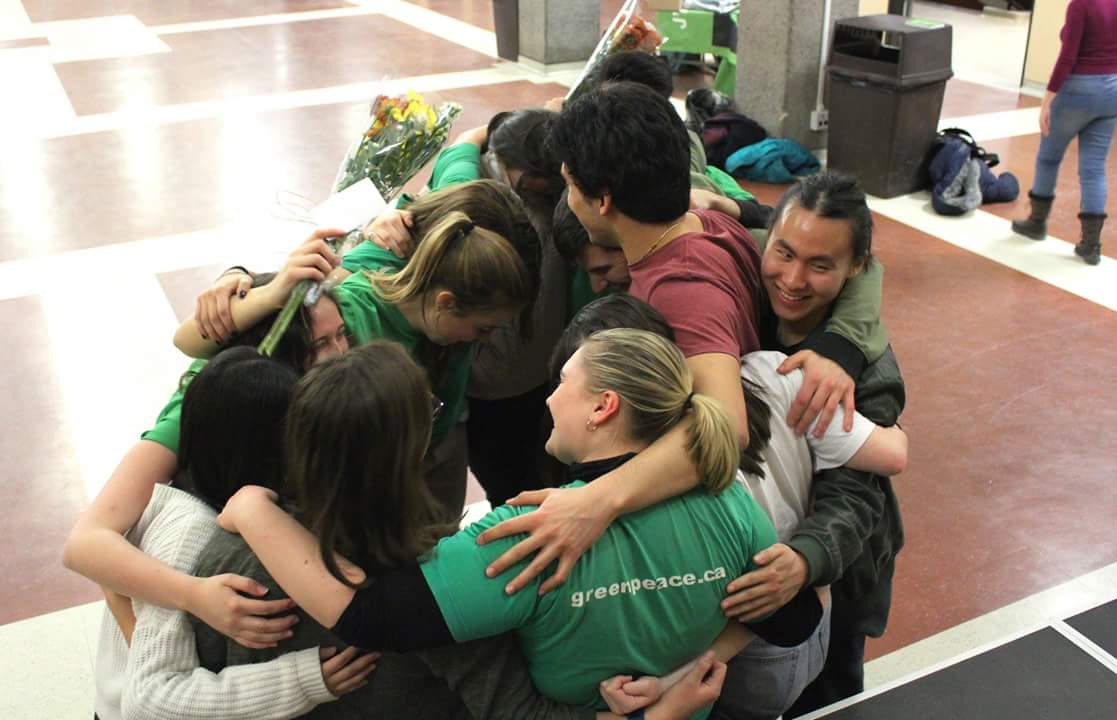 GPMcGill's tweet photo. Lots of love for this semester's Greenpeace team! https://t.co/TGE6ujzgY8