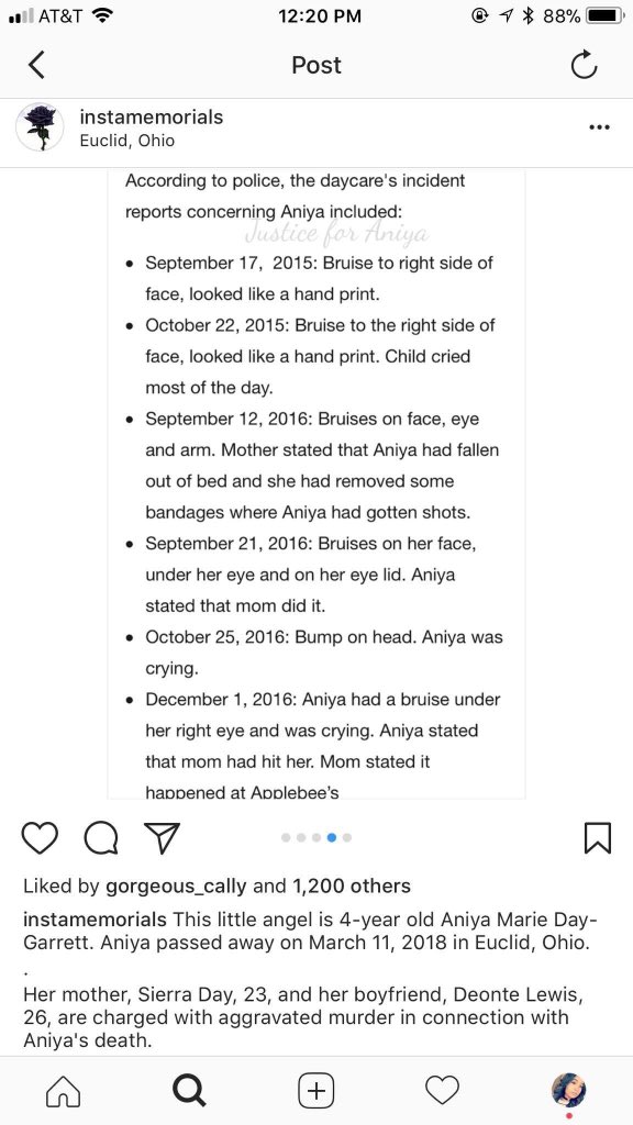 enimzajnicole_'s tweet image. YALL. This baby suffered damn near her whole life! Everything reported, how could they fail this little girl? Im sick, to even think that a MOTHER the one who carried &amp;amp; birthed this beautiful angel could EVER do something so harmful. #RipAniya baby. I feel for this girl's father.