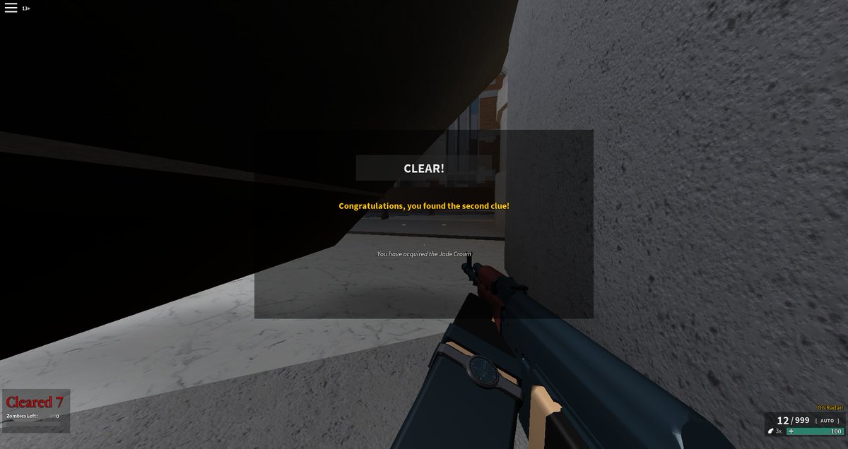 ggameretal's tweet image. Heyyy I finally got it! Took me so many tries. Couldn't get past round 6 before I saw the trick about crouching under the ramp on @KreekCraft's stream #roblox #jadekey #silver #phantomforces