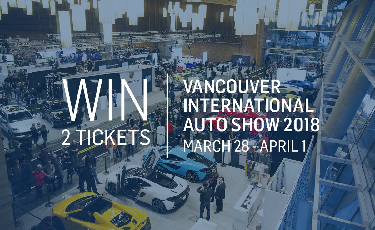 VanConventions's tweet photo. CONTEST: The @VanAutoShow is right around the corner and will be bigger and better than ever! FOLLOW+LIKE+RT for your chance to win a pair of tickets! Contest closes 22/03/18. Good luck! https://t.co/oAFkQ5p3NX #VanAutoShow18 #VanConventions https://t.co/T9nqXlIaSt