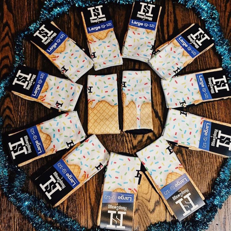 hoopswagg ice cream socks