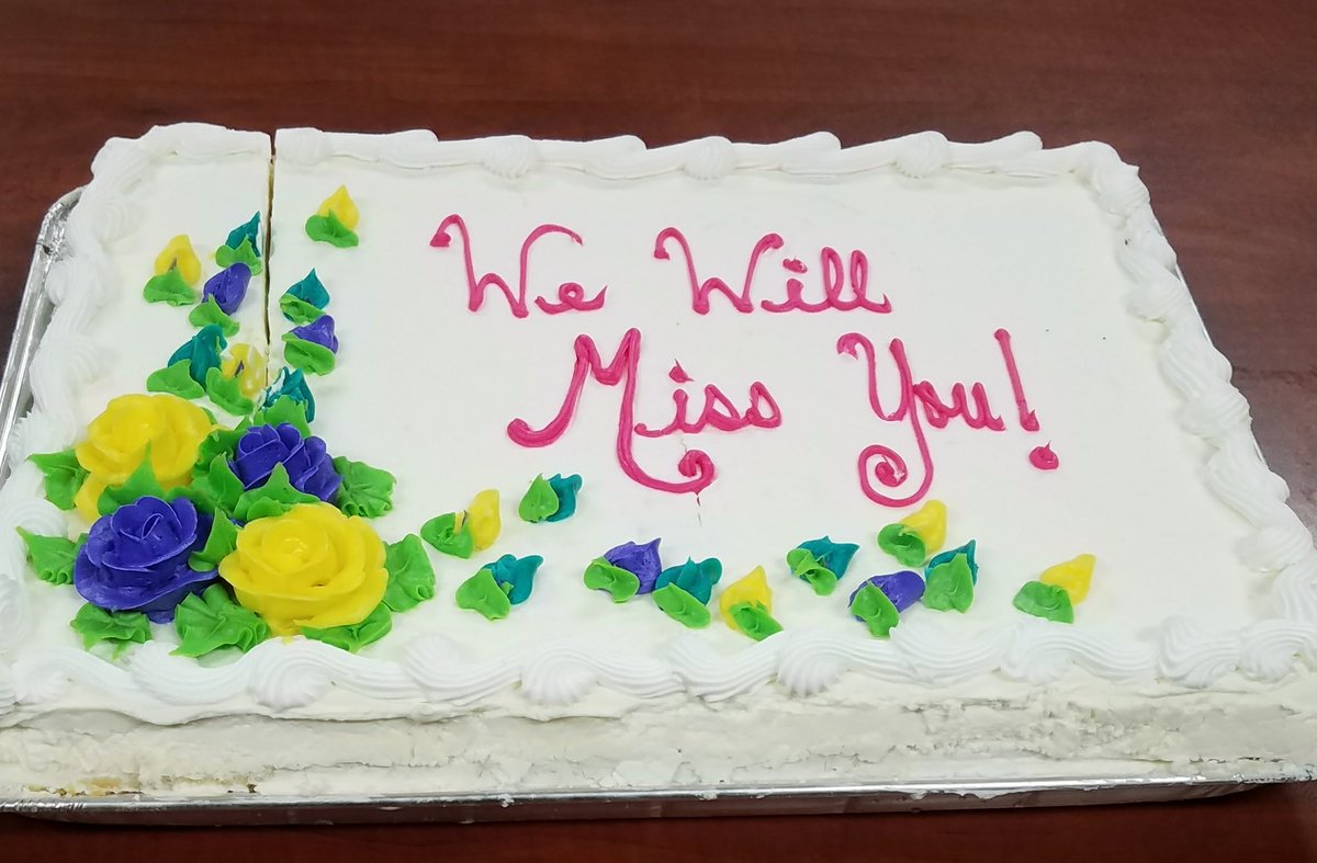 4dbluiz's tweet photo. Wishing Garden Supervisor Kamal a very Happy Birthday with a special El  Salvadorian cake and saying goodbye to one of our amazing leaders from the past 10 years. We will miss you Jenn!!!
#6688 https://t.co/whiTiyD1xo