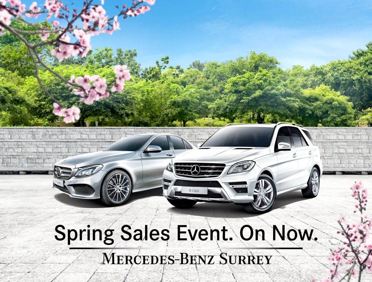 MBSurrey's tweet photo. The Spring Sales Event is on now. Offers are blossoming on select 2018 models! Enjoy great deals on New Vehicles, Demos, and CPOs. 
More information: https://t.co/BVZYrKtgaQ

Offer ends on March 31th, 2018 https://t.co/wNpQq1F2Sa