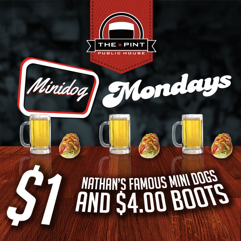 pintcalgary's tweet photo. Got a case of the Mondays? We know what will help. #yyceats https://t.co/FuaJh4nABk